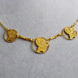 Collier 3 Cartes de la Guyane Cerclées