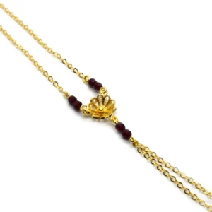 Main de Sarah Fleur Filigranée Grenats