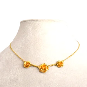 Collier 3 Roses