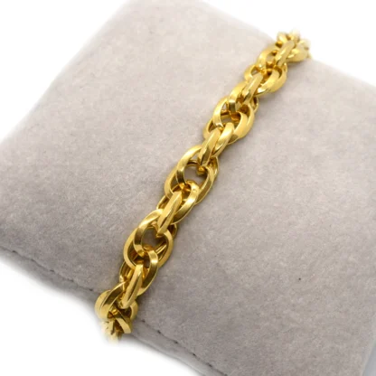 Bracelet Maille Croisée