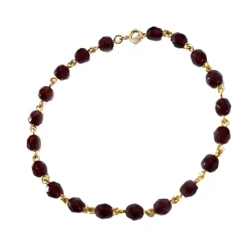 Bracelet Chapelet Grenat